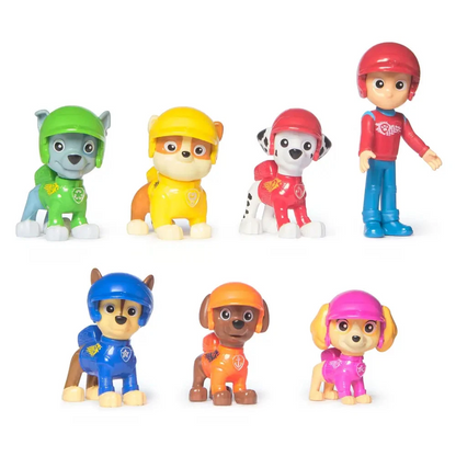 Paw Patrol Rescue Wheels - 7 Hundefiguren Geschenkset Spielzeug ab 3 Jahren