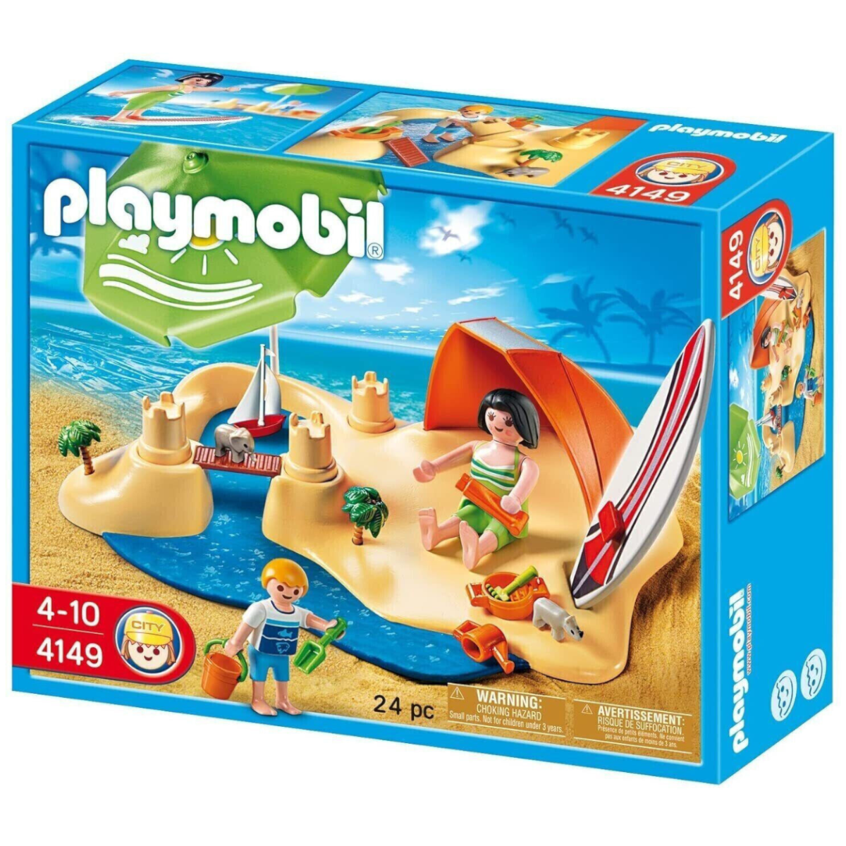 Playmobil 4149 - City Life - Strandurlaub Ferien Meer Sommerurlaub