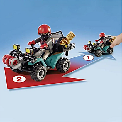 Playmobil 6879 - City Action - Ganoven-Quad mit Seilwinde Museumsraub