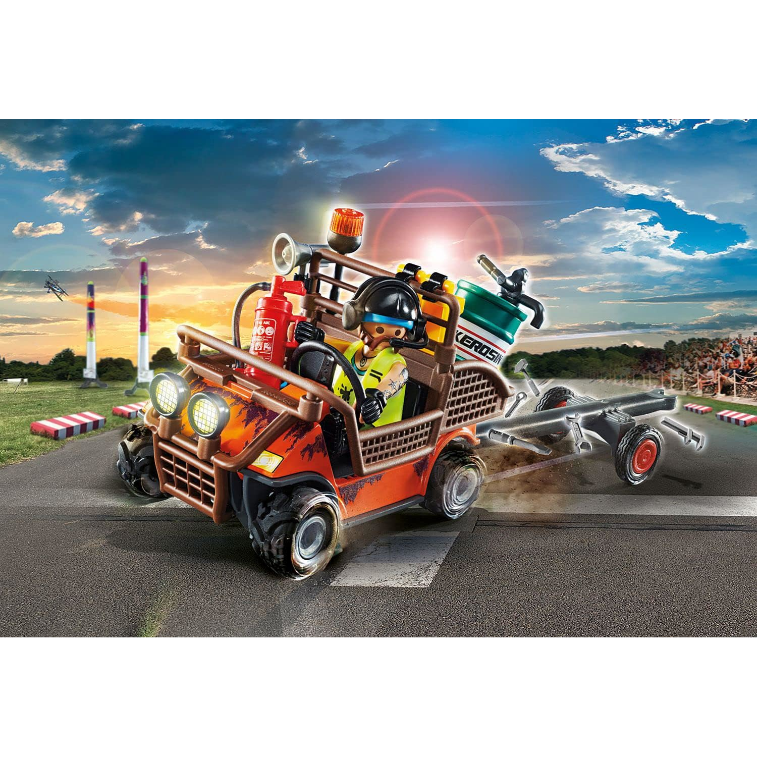 Playmobil 70835 - Air Stuntshow - Mobiler Reparaturservice Abschleppwagen