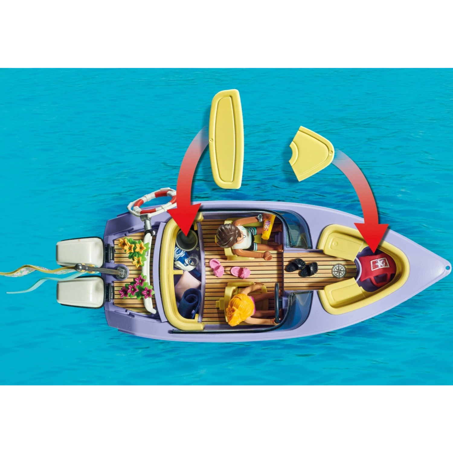 Playmobil 71366 - City Life - Hochzeitsreise mit Motorboot Flitterwochen