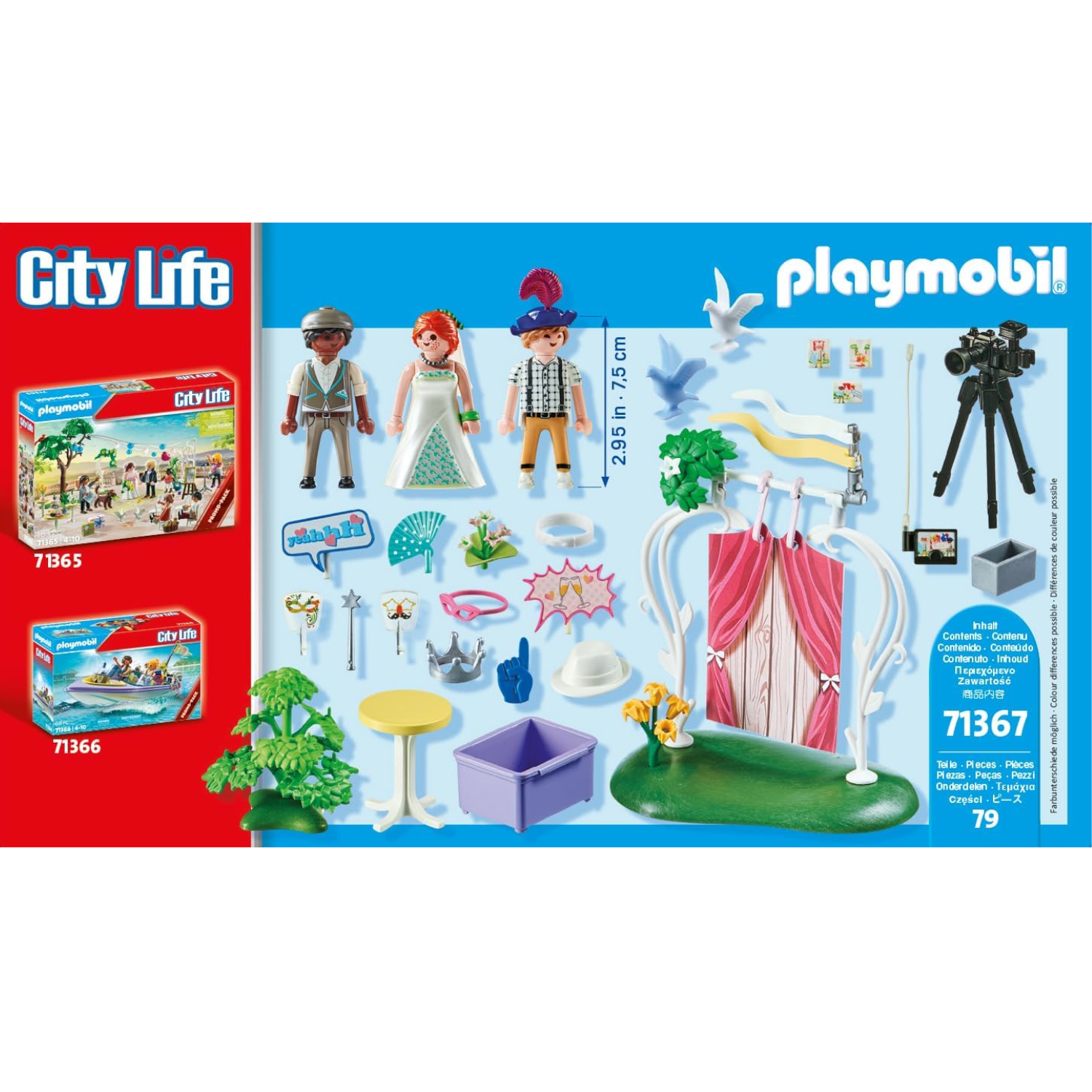 Playmobil 71367 - City Life - Hochzeits Fotobox Hochzeitsfeier