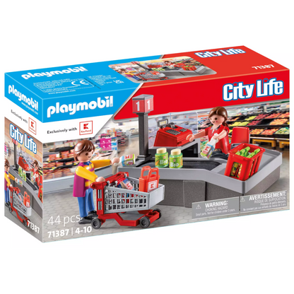 Playmobil 71387 - City Life - Kaufland Kasse Förderband Supermarkt