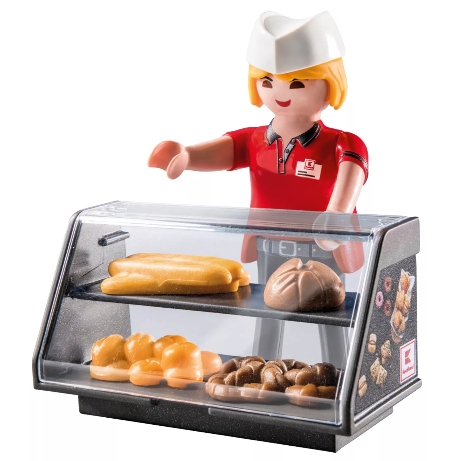 Playmobil 71552 - City Life - Kaufland Brotverkäuferin Bäckerei Theke Supermarkt