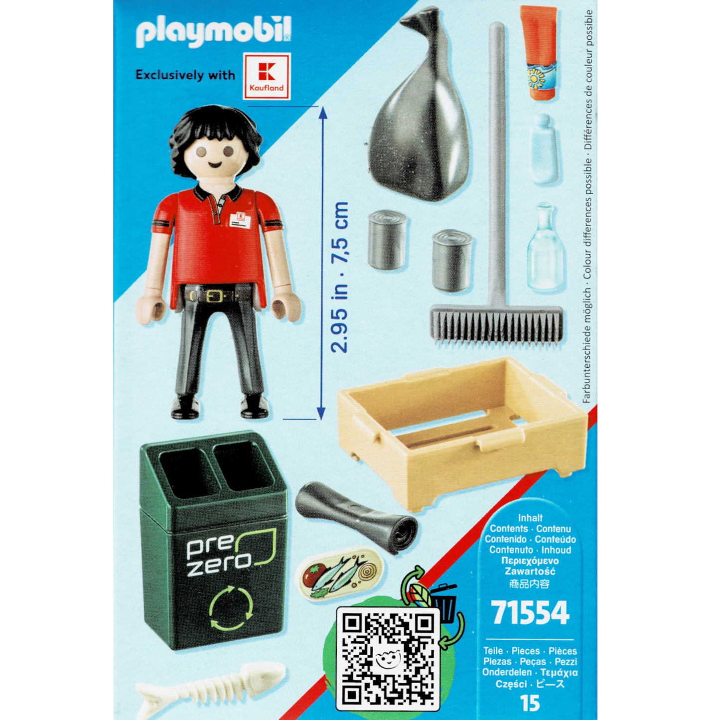 Playmobil 71554 - City Life - Kaufland Hausmeister Mitarbeiter Supermarkt
