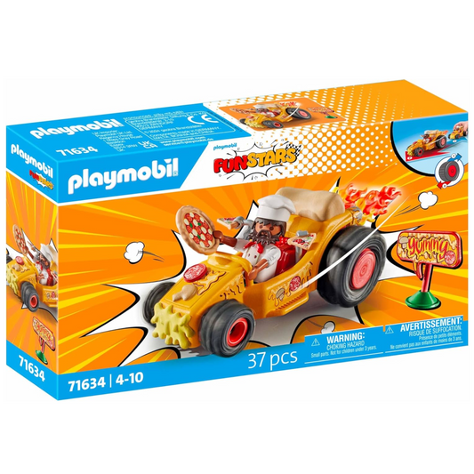 Playmobil 71634 - Funstars - Rasende Pizza Kart Racing Renn-Action