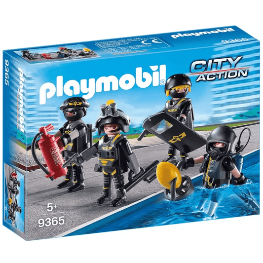 Playmobil 9365 - City Action - SEK-Team mit Taucher / Polizei Spezialeinheit