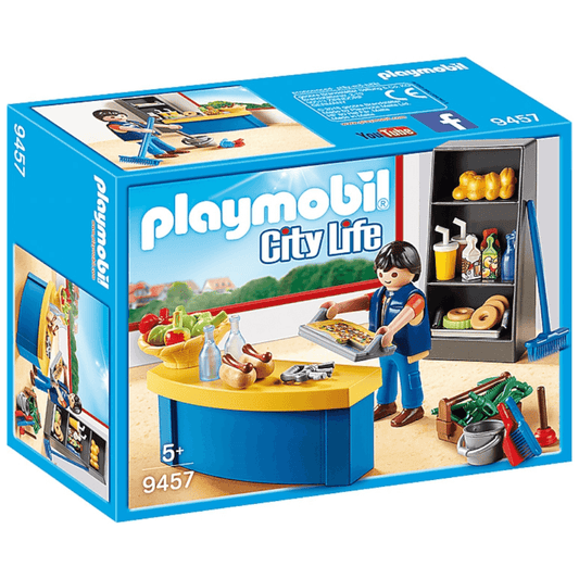 Playmobil 9457 - City Life - Hausmeister mit Kiosk - Schule Kindergarten Zubehör