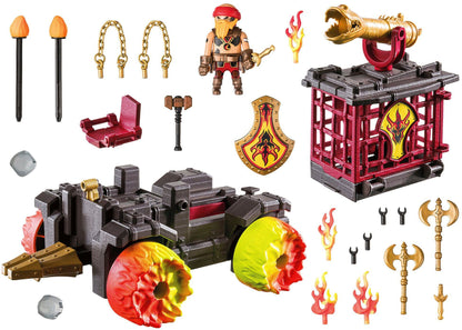 Playmobil 71299 - Novelmore - Burnham Raiders - Feuerkampfwagen Ritter