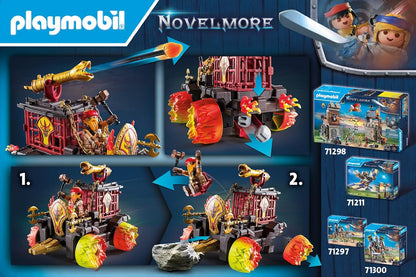 Playmobil 71299 - Novelmore - Burnham Raiders - Feuerkampfwagen Ritter