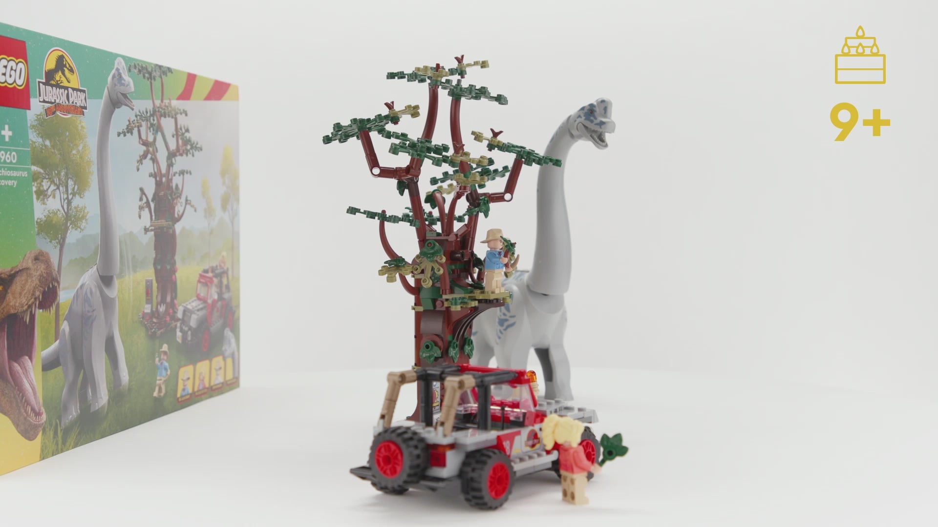 LEGO 76960 - Jurassic World - Entdeckung des Brachiosaurus - Dinosaurier - VIDEO