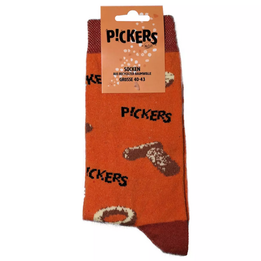 Promo Socken Gr. 40-43 von Pickers by McCain Orange Limited Edition