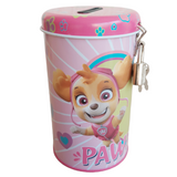 Paw Patrol Spardose für Mädchen Rosa Metall Sparbüchse Sparschwein