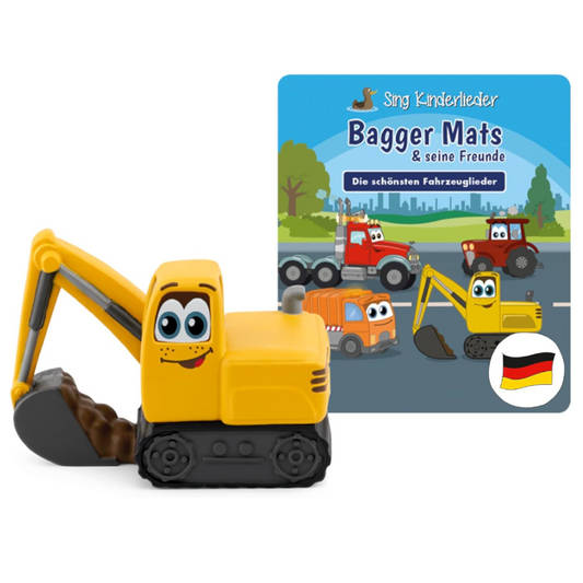 Tonies Tonie Figur Kinderlieder Bagger Mats & seine Freunde
