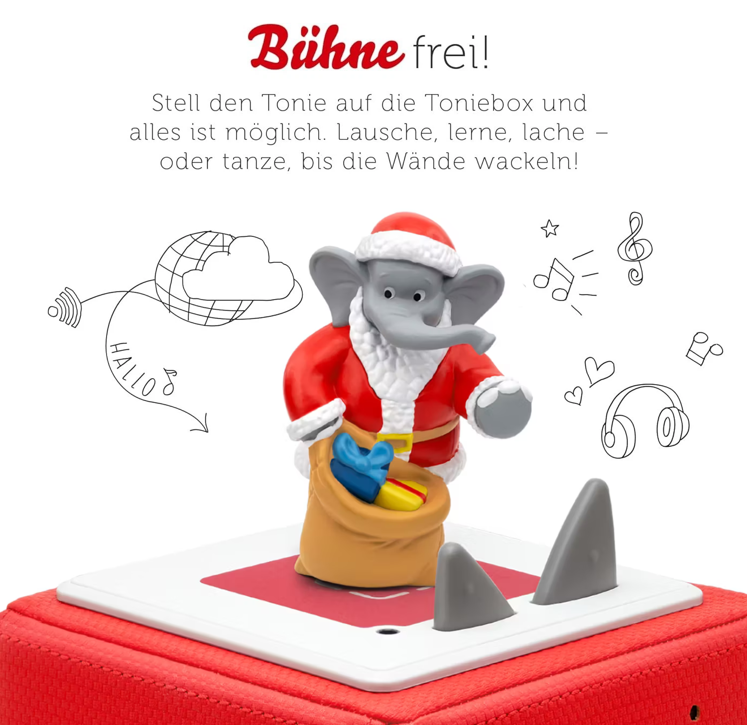 Tonies Figur Hörspiel: Benjamin Blümchen als Weihnachtsmann