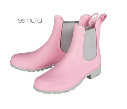 Damen Regenstiefelette Pink Rosa Gr. 41 Stiefel Halbstifel Fashion Esmara®