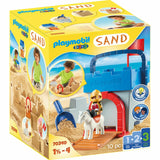 Playmobil 70340 - Sandburg Ritter Sandkasten Spielzeug Kleinkinder ab 1,5 Jahre