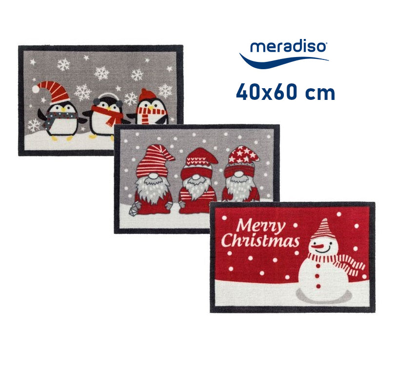 Schmutzfangmatte Fussmatte 40x60cm Weihnachtsdeko Türmatte Fußabtreter Meradiso®