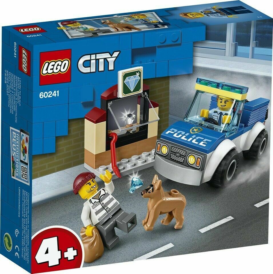 LEGO® City 60241 - Polizeihundestaffel - Einbrecher Juwelendieb Verfolgungsjagt