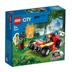 LEGO® City 60247 - Waldbrand - Feuerwehrmann, Eule, Wasserwerfer