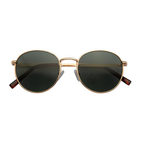 Sonnenbrille mit Brillenbeutel Unisex Rosegold Rund LOOKS by Wolfgang Joop