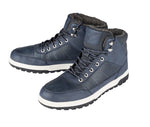 Herren Stiefel Mid Cut Winterstiefel gefüttert Gr. 41 Blau Freizeitschuhe