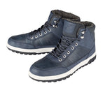 Herren Stiefel Mid Cut Winterstiefel gefüttert Gr. 41 Blau Freizeitschuhe