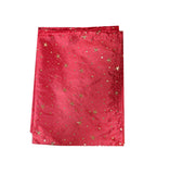 Tischdecke Rot 80x80cm Gold Sterne Weihnachtsdeko Tischläufer Tischdeko