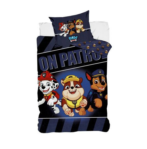 2-teilig Paw Patrol Kinder Bettwäsche 135x200cm Bettbezug heldenhaften Hunde