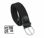 Stoffgürtel Geflochtener Gürtel 110 cm Elastischer Stretchgürtel Flechtgürtel
