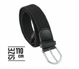 Stoffgürtel Geflochtener Gürtel 110 cm Elastischer Stretchgürtel Flechtgürtel