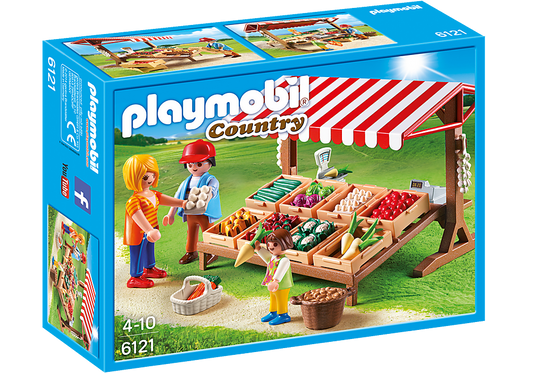 Playmobil 6121 - Country - Gemüsestand - Bauernhof Marktstand