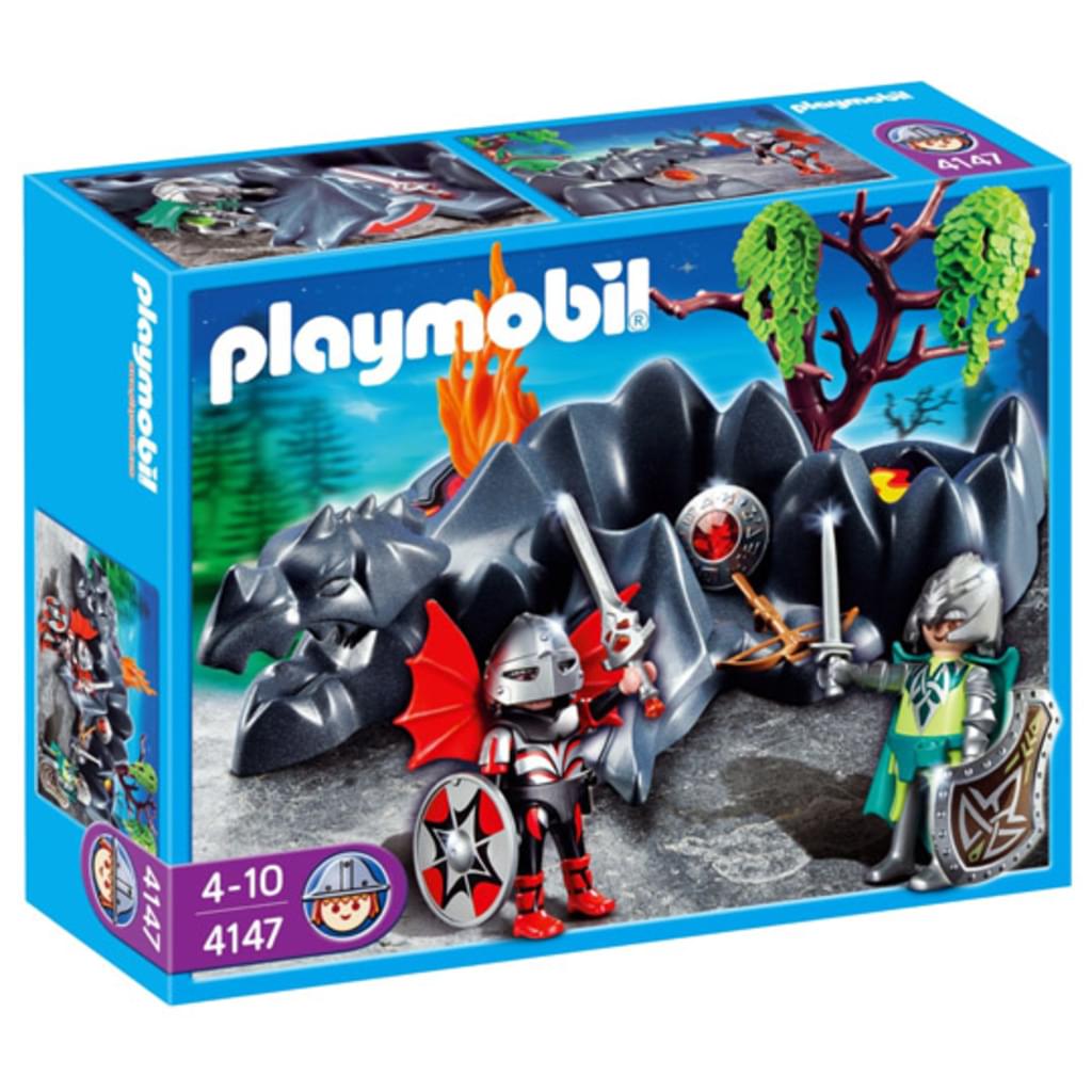 Playmobil 4147 - Knights - Drachenfels Ritter Felsenturm