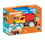 Playmobil 9142 - 1.2.3 - Muldenkipper Lastwagen ab 2+ Jahre Sandkasten Spielzeug