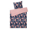 2-teilig Renforcé Wendebettwäsche 135x200 cm Paisley Blumen Muster MERADISO®