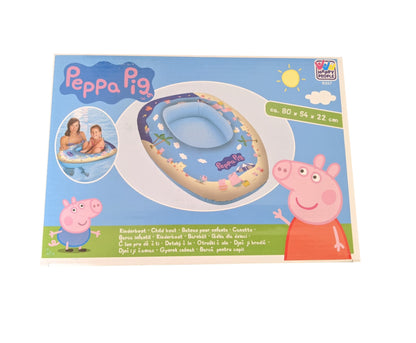 Peppa Pig 0396 - Aufblasbares Wasserspielzeug Kinderboot ab 3-8 Jahre Badespaß