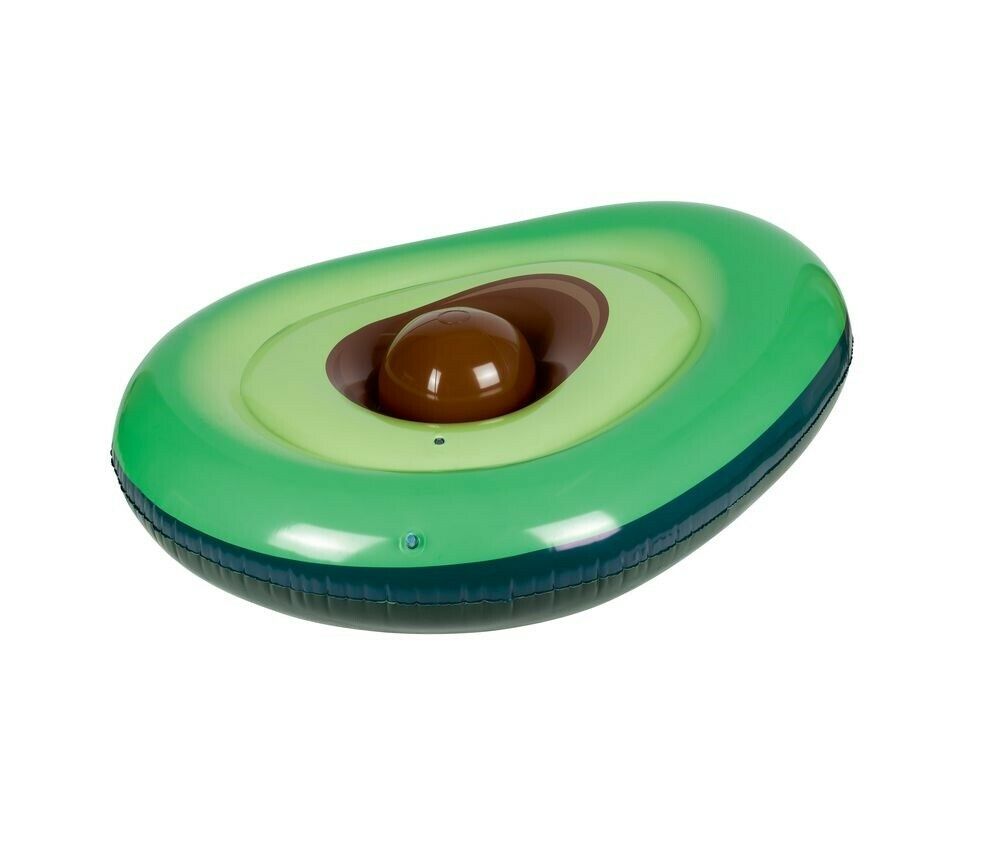 Avocado Luftmatratze CRIVIT® mit Strandball | Badespielzeug Sonnenbaden