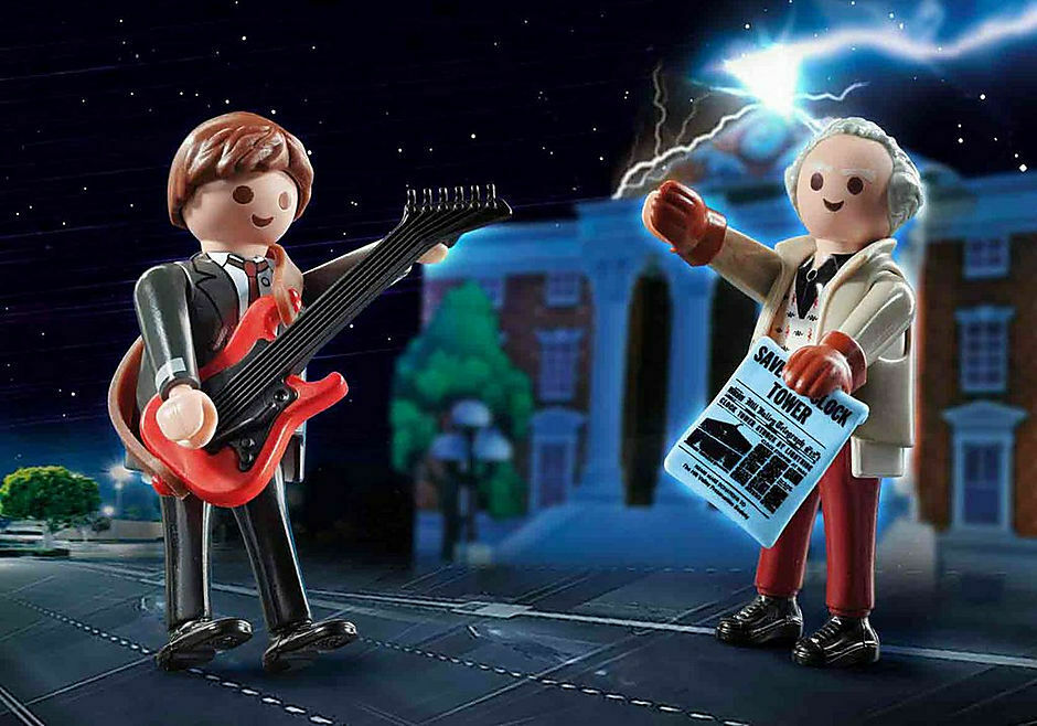 Playmobil 70459 - Back to the Future Marty McFly & Dr. Emmett Brown Sammler-Set