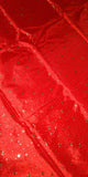 Tischdecke Rot 80x80cm Gold Sterne Weihnachtsdeko Tischläufer Tischdeko
