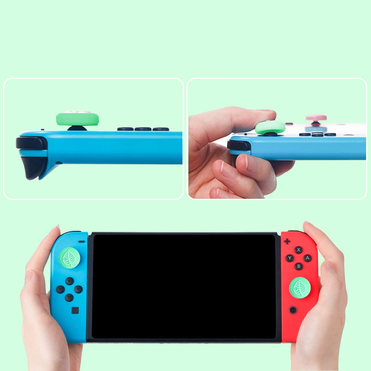 Joy Con Thumb-Stick Kappen für Nintendo Switch | Animal Crossing New Horizons 🍃
