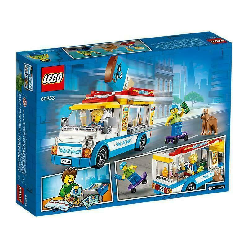 LEGO® City 60253 Eiswagen City Spielzeug mit Skater- und Hundefigur