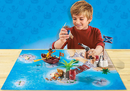 Playmobil 9328 - Play Map Piraten - Geschenk Set für Piraten Abenteuer - LeakBuy