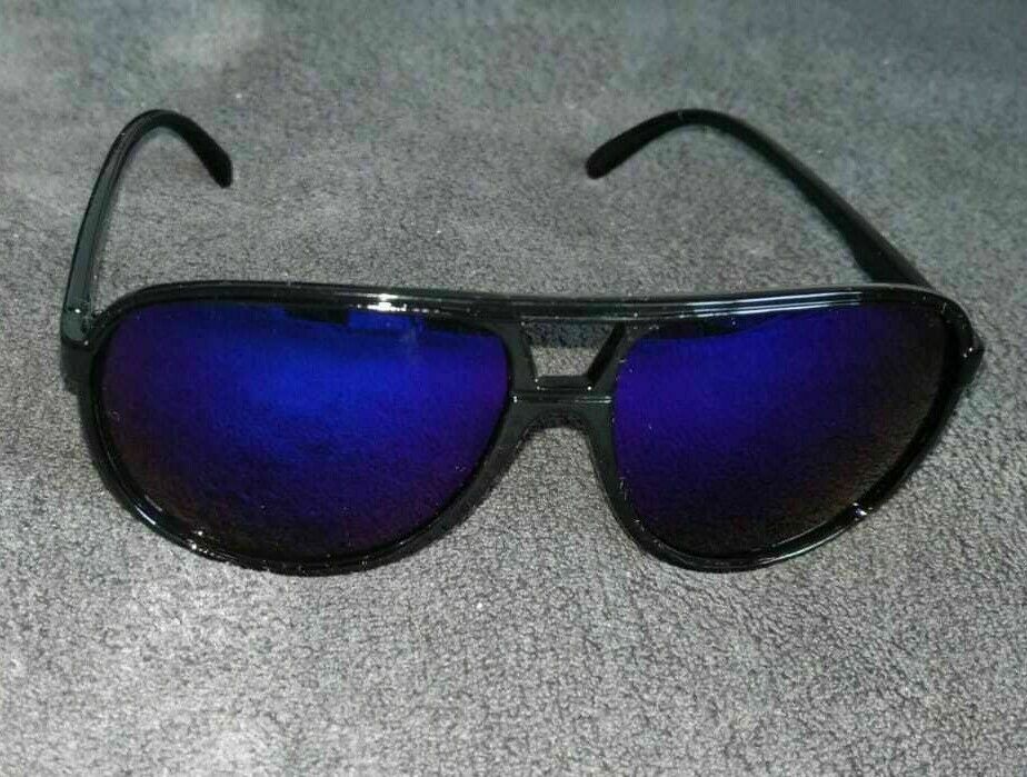 Sonnenbrille Brillen für Herren/Damen | Polarisiert Metallic Dunkel Blau 👓☀️