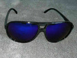 Sonnenbrille Brillen für Herren/Damen | Polarisiert Metallic Dunkel Blau 👓☀️