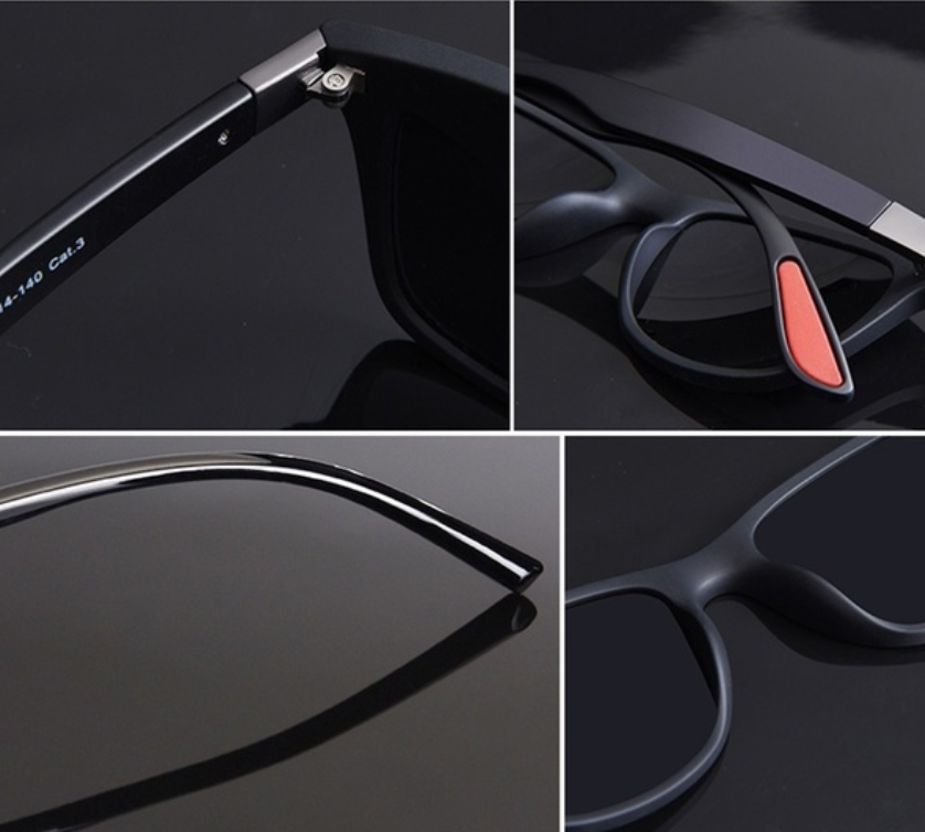 Sonnenbrille Brillen für Herren/Damen | Polarisiert Metallic Blau 👓☀️