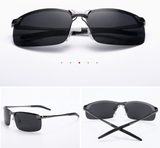 Sonnenbrille Brillen für Herren/Damen | Schwarz Driver Aluminium Rahmen  👓☀️
