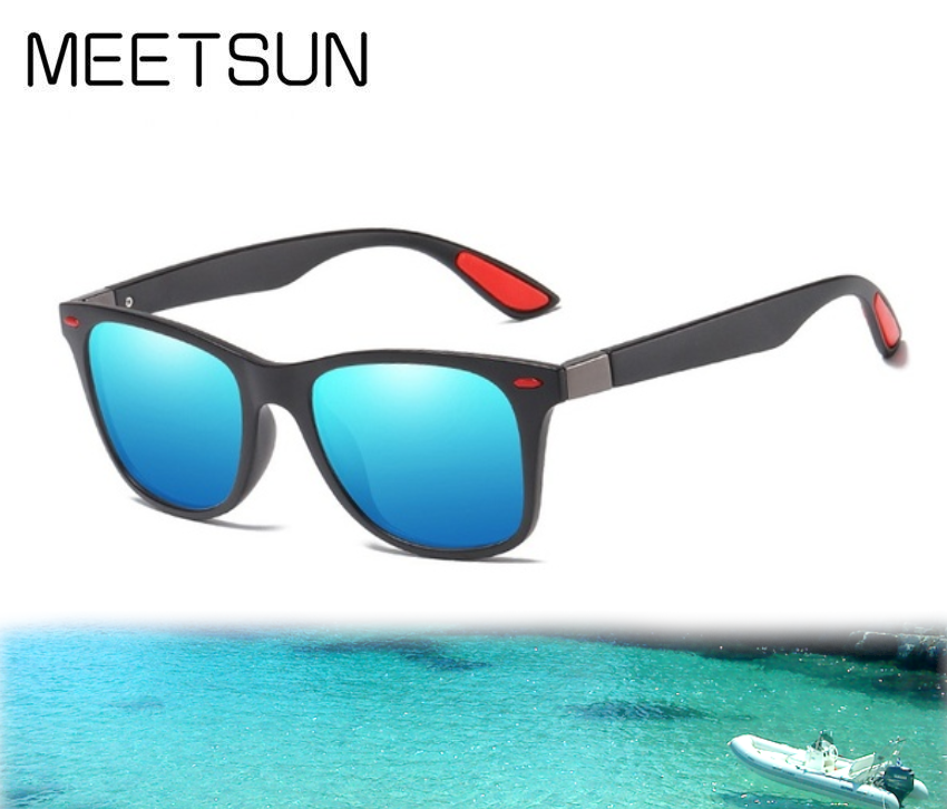 Sonnenbrille Brillen für Herren/Damen | Polarisiert Metallic Blau 👓☀️