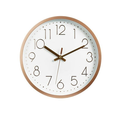 Wanduhr in Rose Gold Ø 30cm Dekorative edele Design Uhr | Neue Version 2020 ⏰