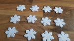 12-teilig Schneeflocken Weiß Streudeko Bastelmaterial Tisch Weihnachts Deko ❄️🎄