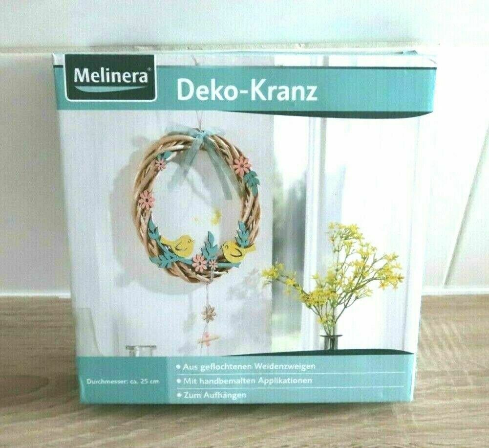 Deko-Kranz | Durchmesser: 25cm | Deko Türkis Frühling mit Vögeln 🌼
